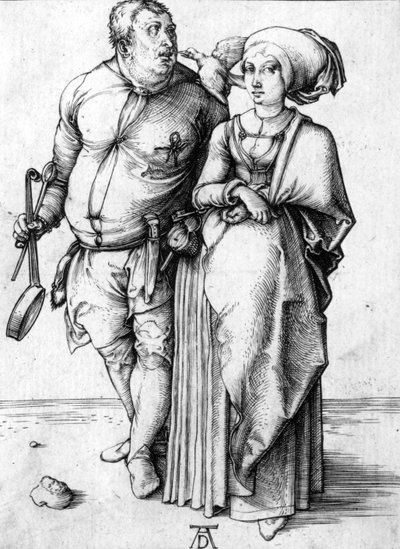 The Cook and His Wife by Albrecht Dürer